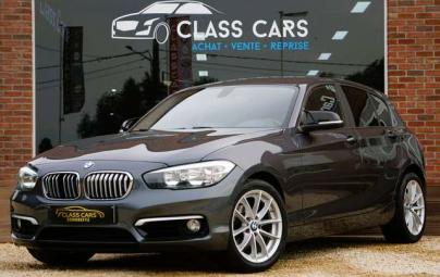 BMW 118 dA BOÎTE AUTO / GPS / SIÈGES CHAUFFANTS / SIÈGES SPORT / PDC / CLIM AUTO / RÉGULATEUR / BLUETOOTH / VITRES TEINTÉES