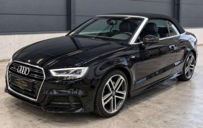 Audi A3 Cabriolet 35 TFSI ACT S-line Sport / S-tronic / CarPlay / LED / Cuir-Alcantara / Chauffants / PDC / CARNET COMPLET