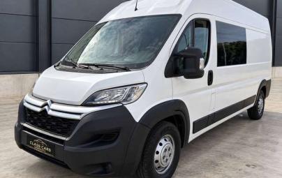 Citroen Jumper 2.0 HDi L3H2 LONG CHÂSSIS / TVA-BTW RECUP / DOUBLE CABINE 6 PLACES / ATTACHE REMORQUE / NAVI / CAMERA / CRUISE / EURO 6B