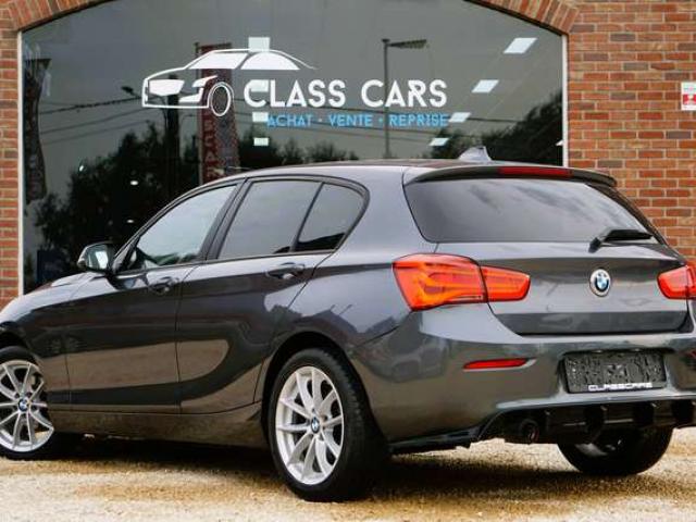 BMW 118 dA BOÎTE AUTO / GPS / SIÈGES CHAUFFANTS / SIÈGES SPORT / PDC / CLIM AUTO / RÉGULATEUR / BLUETOOTH / VITRES TEINTÉES